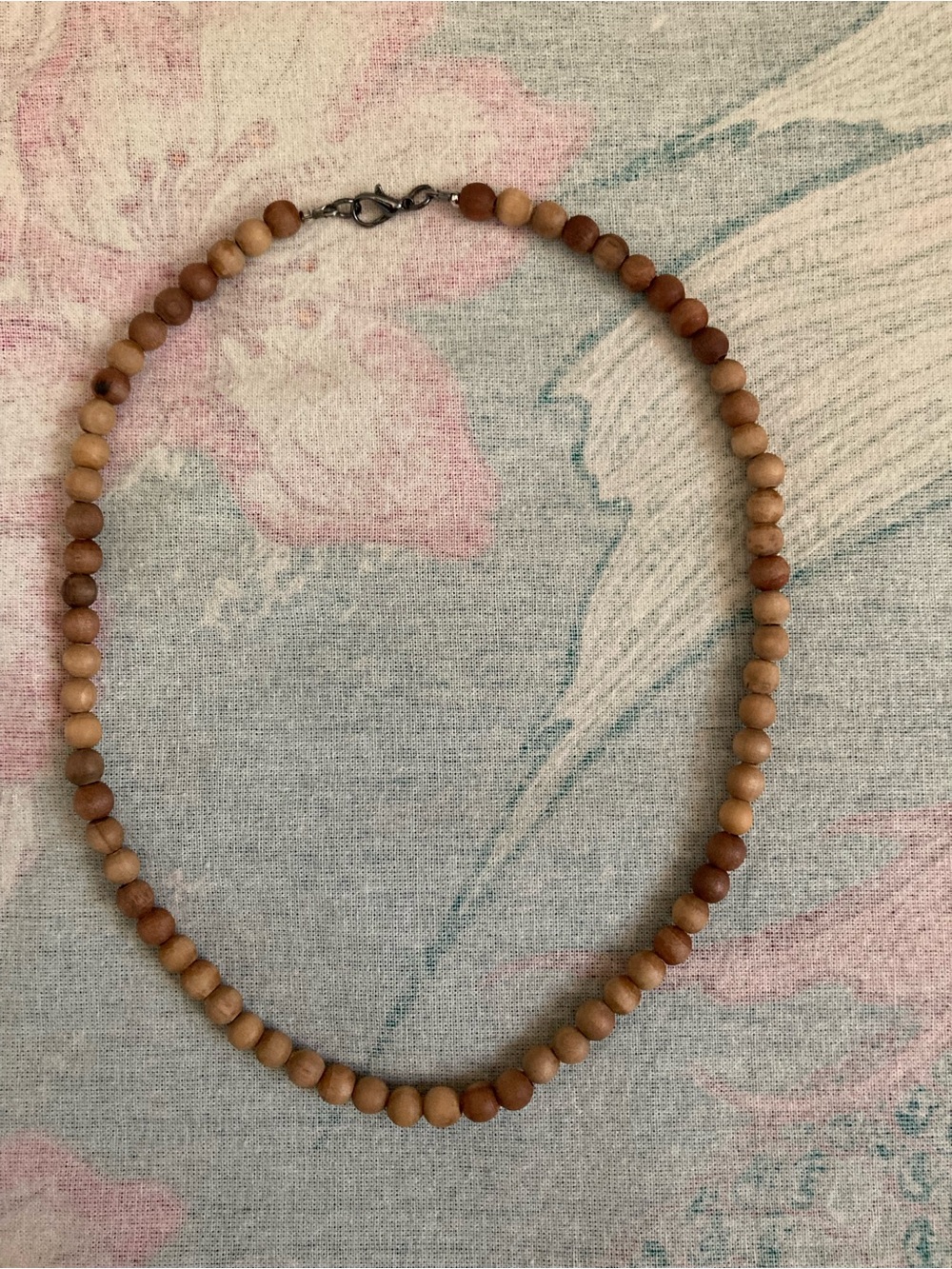 Handmade Wood Bead Bracelet & Necklace set - Natural Brown - Picture 8 of 14